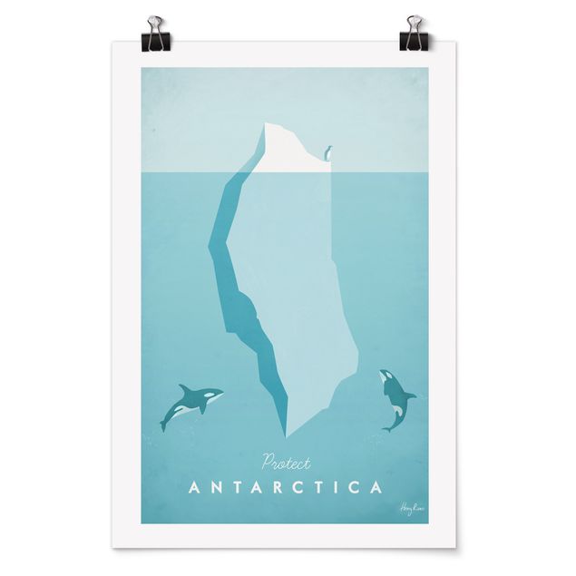 Wandbilder Strände Reiseposter - Antarktis