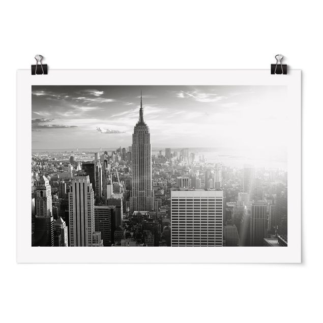 Poster Skylines Manhattan Skyline