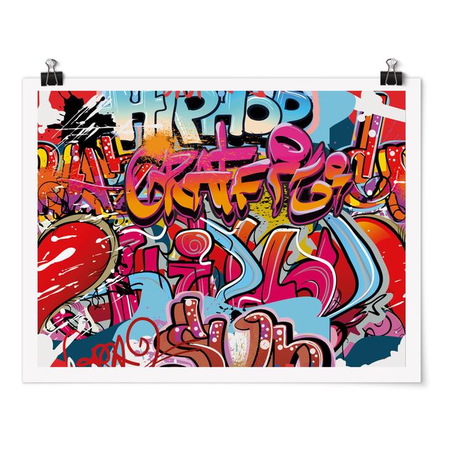 Wandbilder Modern HipHop Graffiti