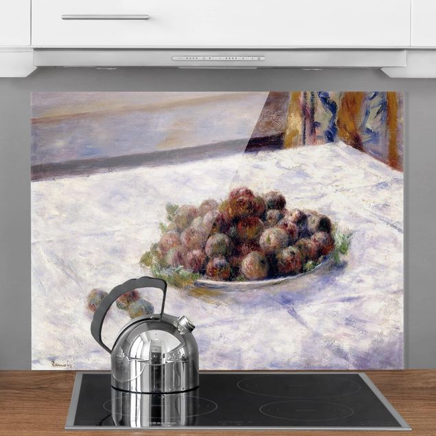 Wanddeko Küche Auguste Renoir - Teller mit Pflaumen