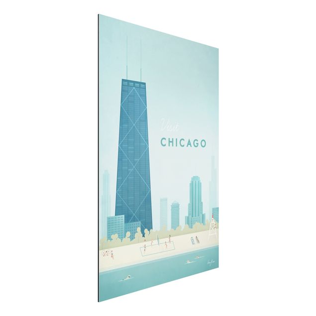 Küche Dekoration Reiseposter - Chicago