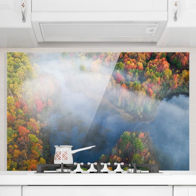 Küche Dekoration Luftbild - Herbst Symphonie