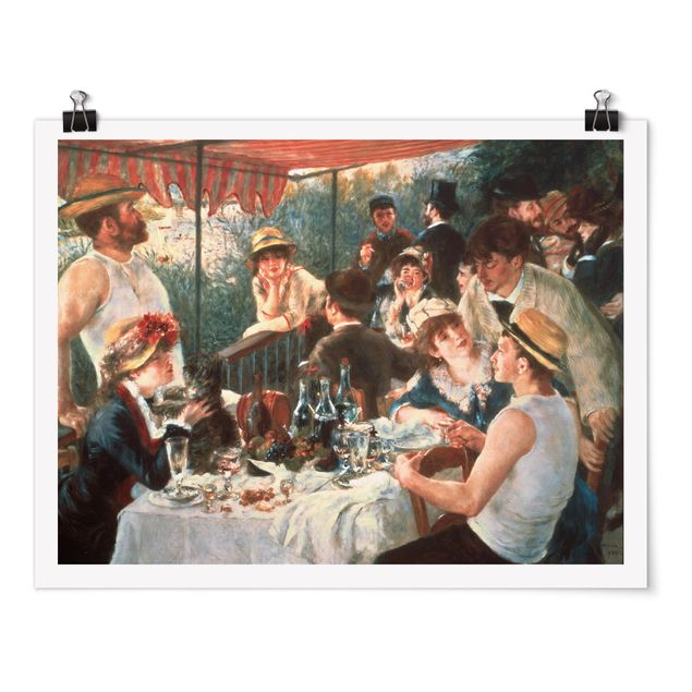 Poster Kunstdruck Auguste Renoir - Das Frühstück der Ruderer