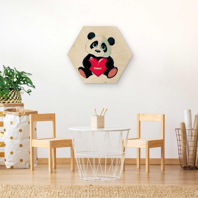 Bilder Panda mit Herz