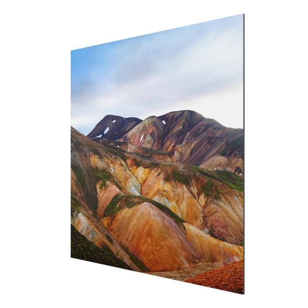 Wandbilder Landschaften Bunte Berge in Island