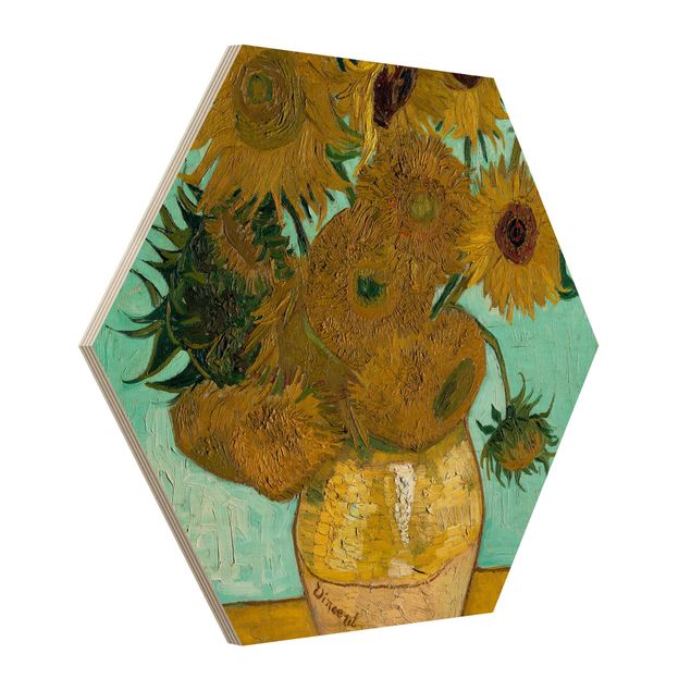 Post Impressionismus Bilder Vincent van Gogh - Vase mit Sonnenblumen