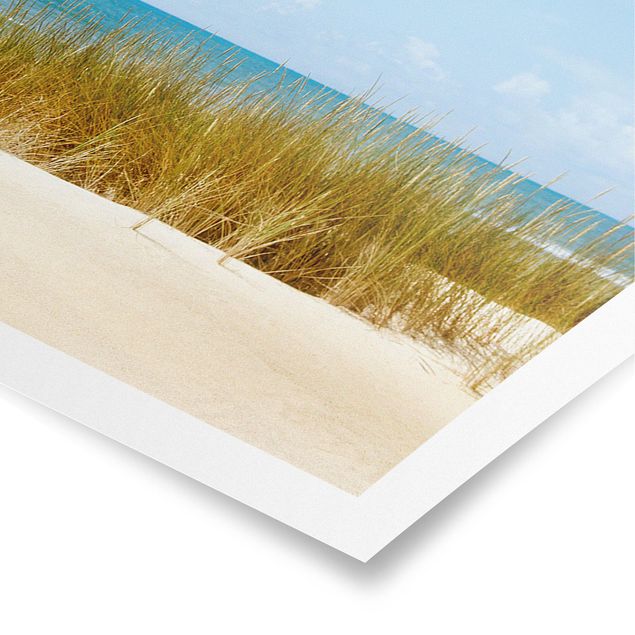 Poster Strand Strand an der Nordsee