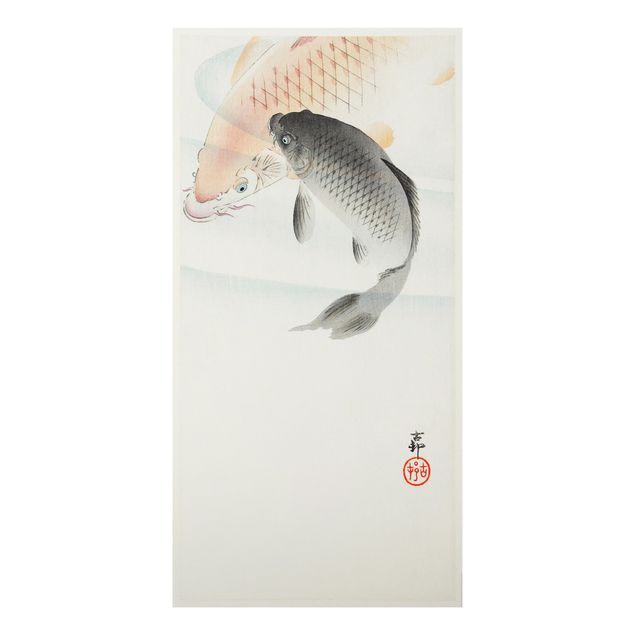 Wandbilder Fische Vintage Illustration Asiatische Fische I