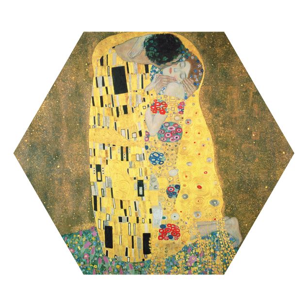 Wandbilder Kunstdrucke Gustav Klimt - Der Kuß