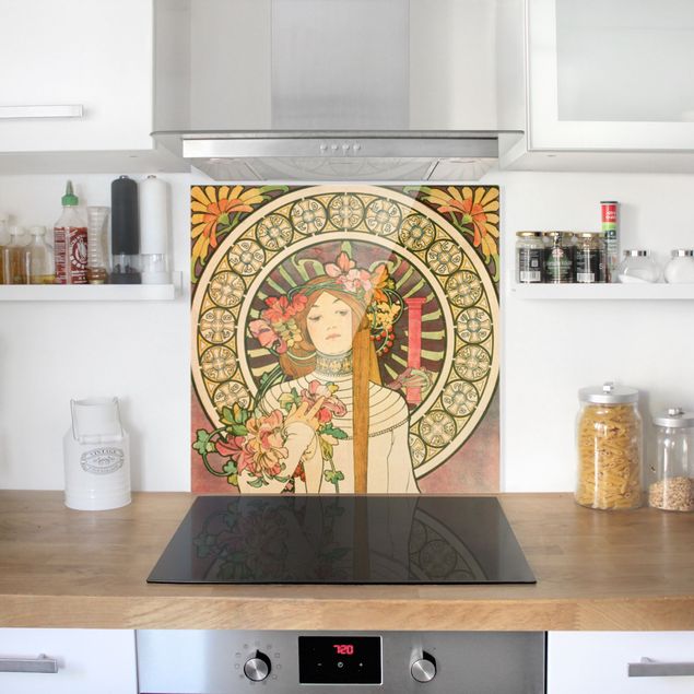 Küche Dekoration Alfons Mucha - Werbeplakat für La Trappistine