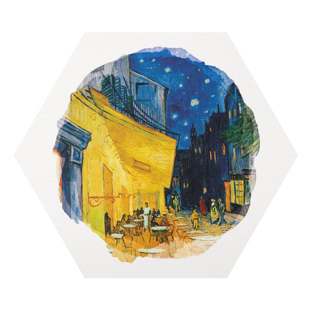 Kunststile Wasserfarben - Vincent van Gogh - Café-Terrasse in Arles