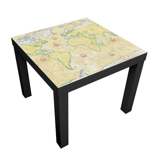Klebefolie für Möbel World Map
