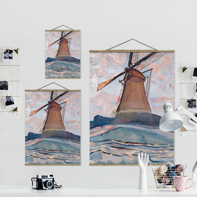 Wandbilder Modern Piet Mondrian - Windmühle
