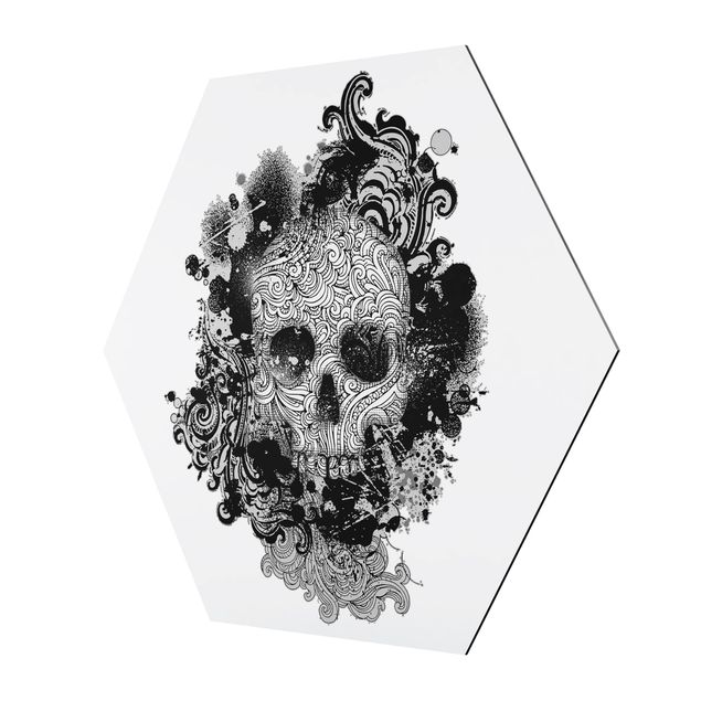 Hexagon Bilder Skull