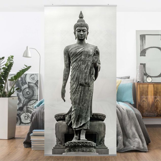 Raumteiler Buddha Statue