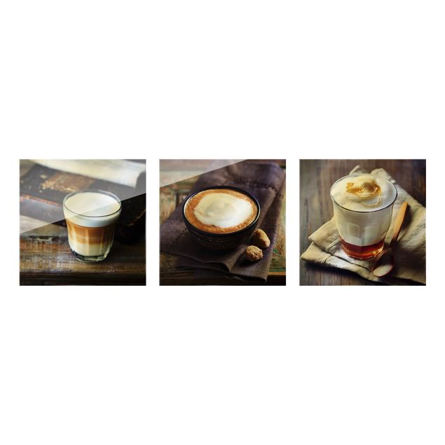 Glasbilder Caffè Latte