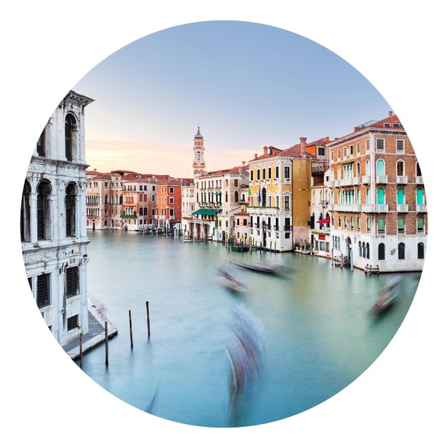 Fototapeten Blau Canale Grande Blick von der Rialtobrücke Venedig