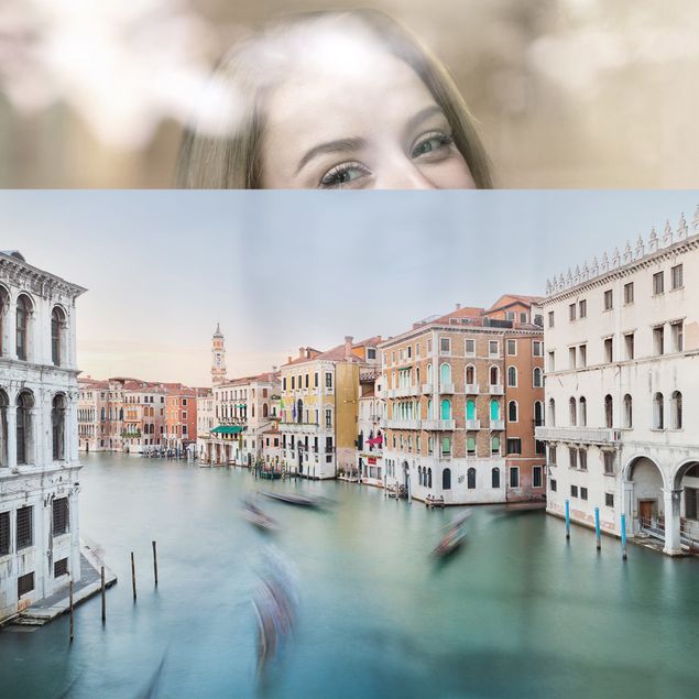 Fensterfolie - Sichtschutz - Canale Grande Blick von der Rialtobrücke Venedig - Fensterbilder
