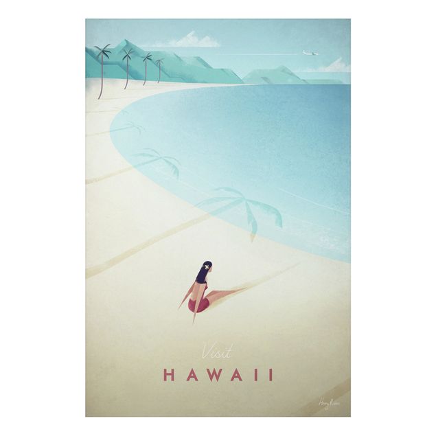 Wandbilder Berge Reiseposter - Hawaii