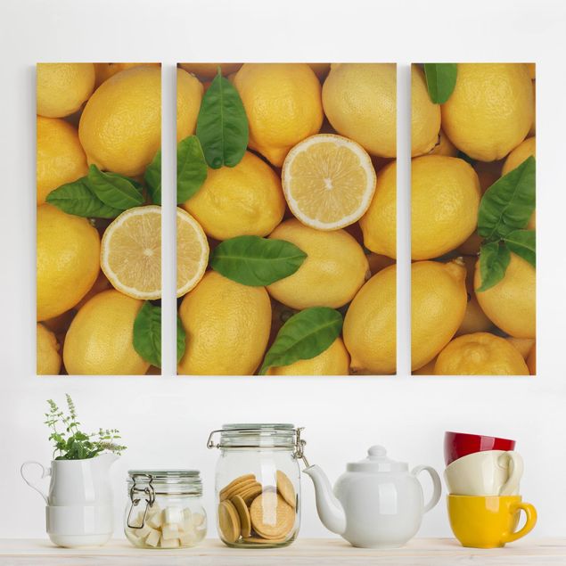 Küche Dekoration Saftige Zitronen