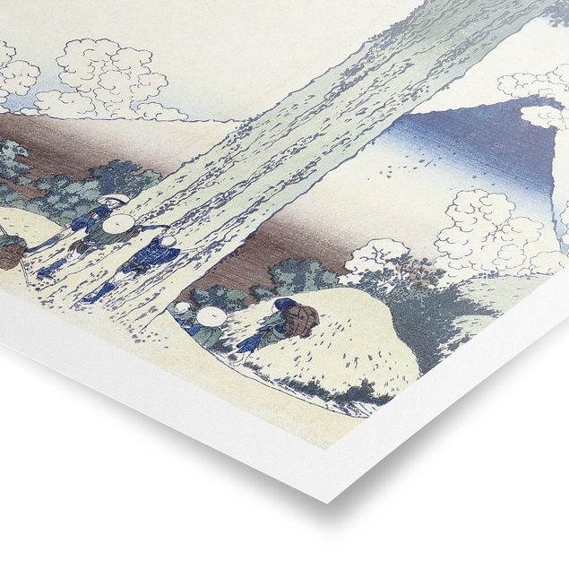 Kunstdrucke Poster Katsushika Hokusai - Mishima Pass in der Provinz Kai
