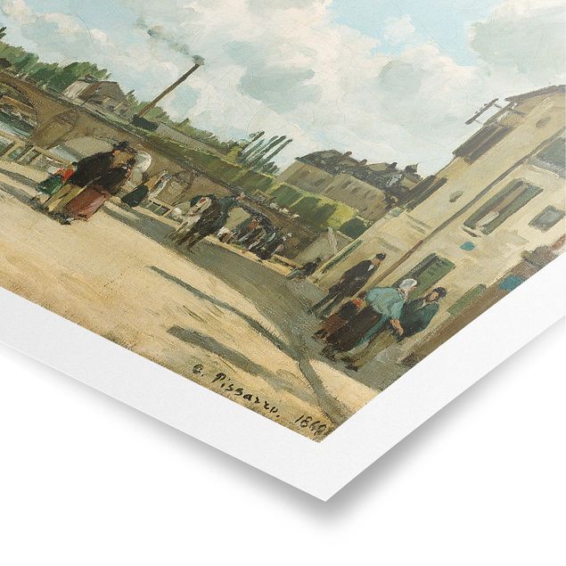 Kunststil Post Impressionismus Camille Pissarro - Ansicht von Pontoise
