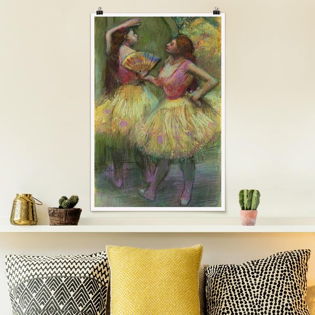 Wanddeko Küche Edgar Degas - Zwei Tänzerinnen