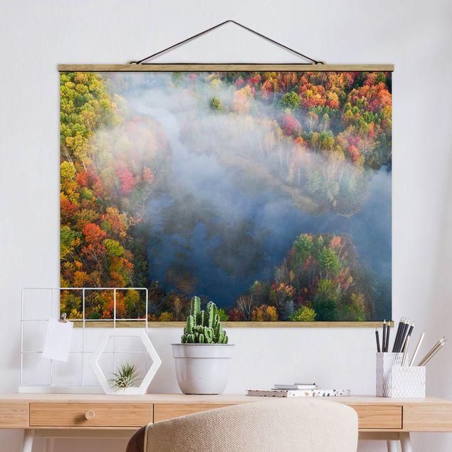 Wanddeko Küche Luftbild - Herbst Symphonie