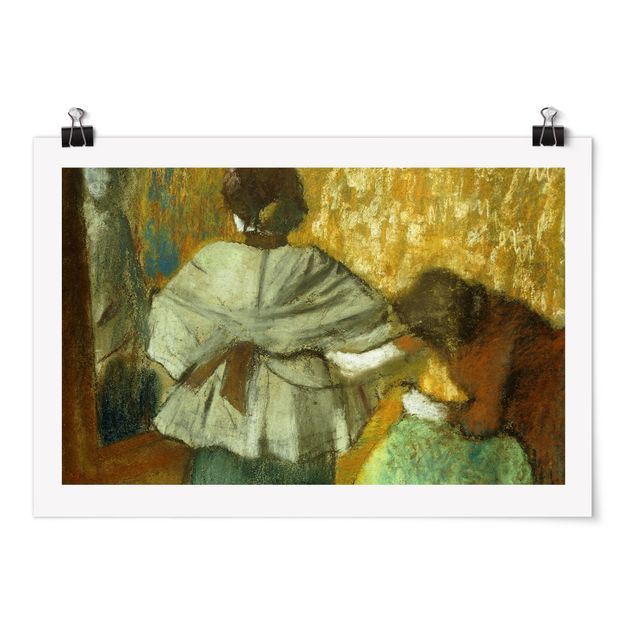 Kunstkopie Poster Edgar Degas - Modistin