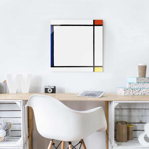 Wandbilder Kunstdrucke Piet Mondrian - Komposition III