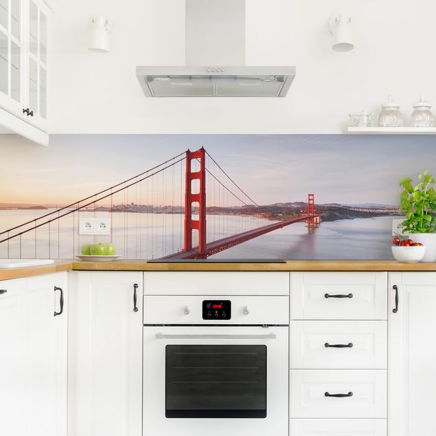 Küchenrückwände Architektur & Skyline Golden Gate Bridge in San Francisco