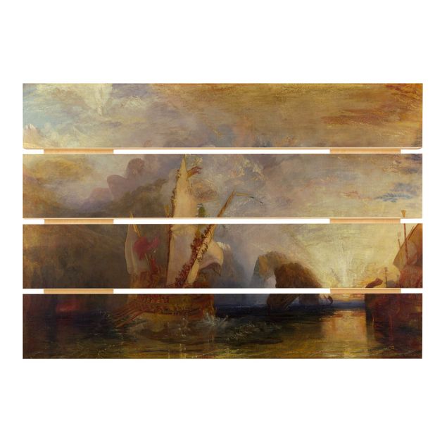 Holzbilder Landschaften William Turner - Odysseus