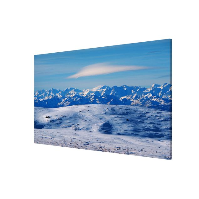 Wandbilder Landschaften Verschneite Bergwelt