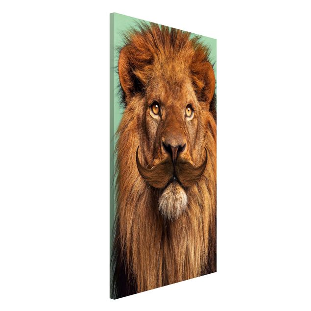 Wanddeko Küche Löwe mit Bart