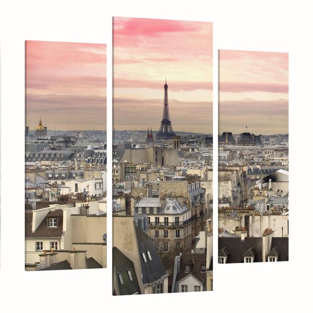 Skyline Leinwand Paris hautnah