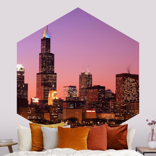 Tapeten Modern Chicago Skyline