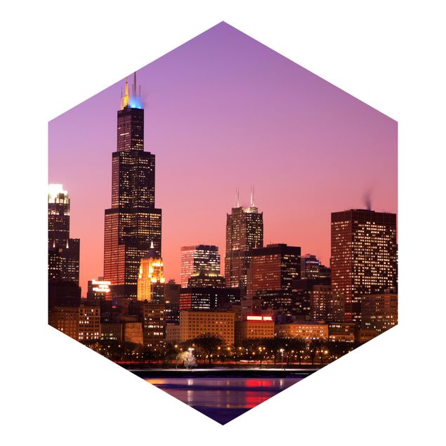 Fototapete kaufen Chicago Skyline