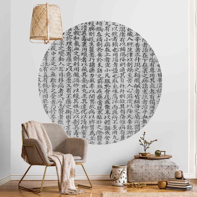 Küche Dekoration Chinesische Schriftzeichen Schwarz-Weiß