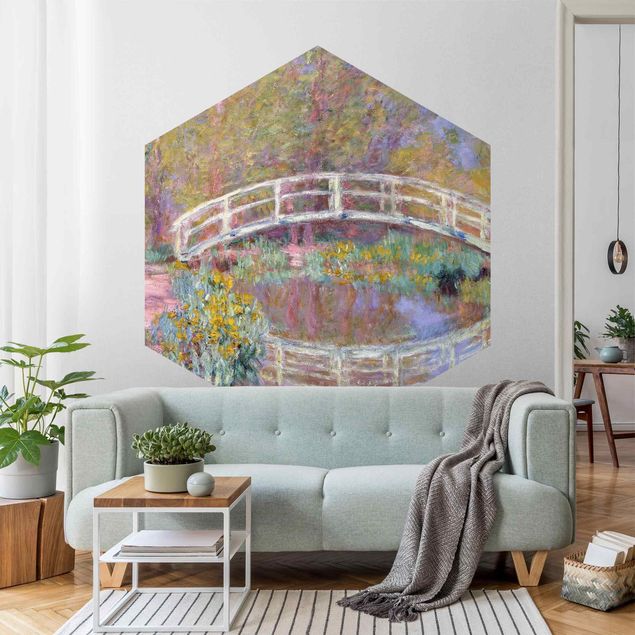 Kunststile Claude Monet - Brücke Monets Garten