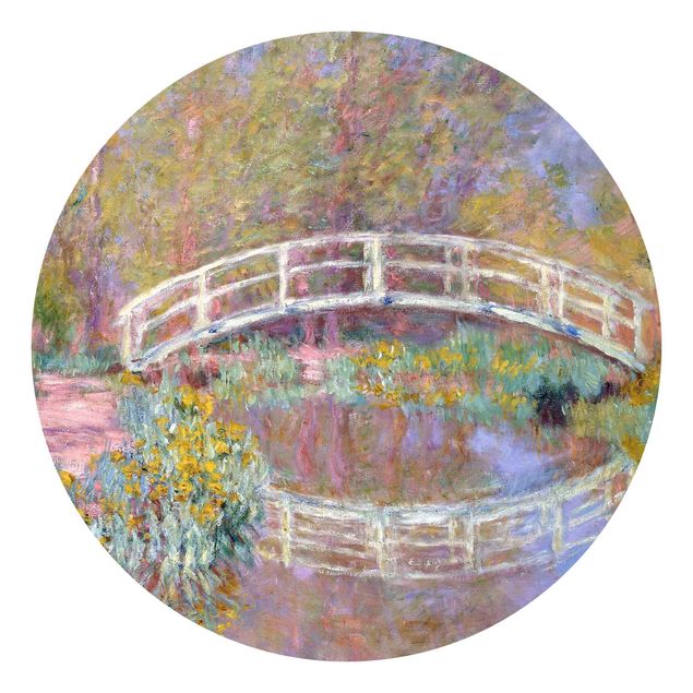 moderne Fototapete Claude Monet - Brücke Monets Garten
