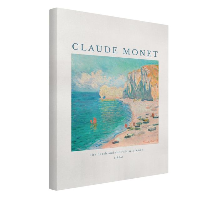 Leinwand Natur Claude Monet - Der Strand