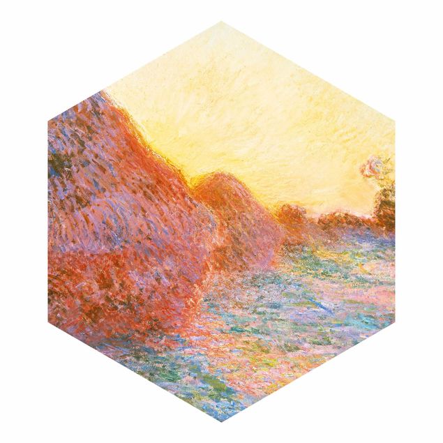 Tapete Pflanzen Claude Monet - Strohschober