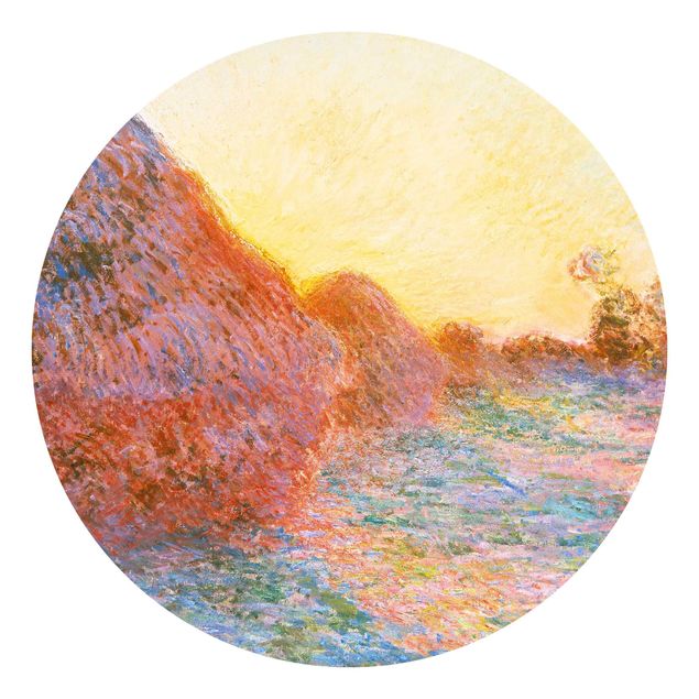 Fototapete Sonnenaufgang Claude Monet - Strohschober