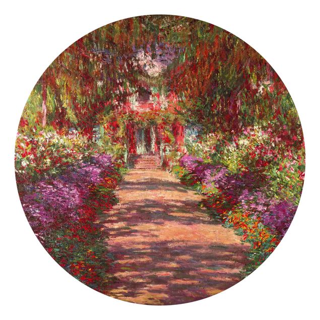 Wald Tapete Claude Monet - Weg in Monets Garten in Giverny