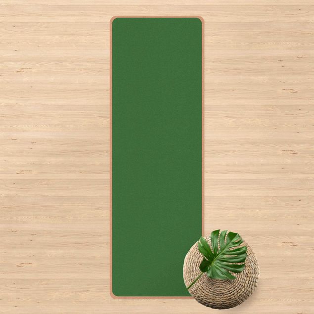 Yogamatte Kork - Colour Dark Green
