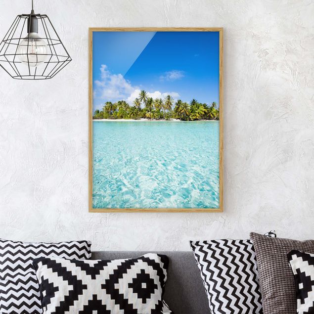 Strandbilder mit Rahmen Crystal Clear Water