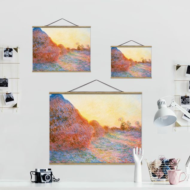 Wandbilder Natur Claude Monet - Strohschober