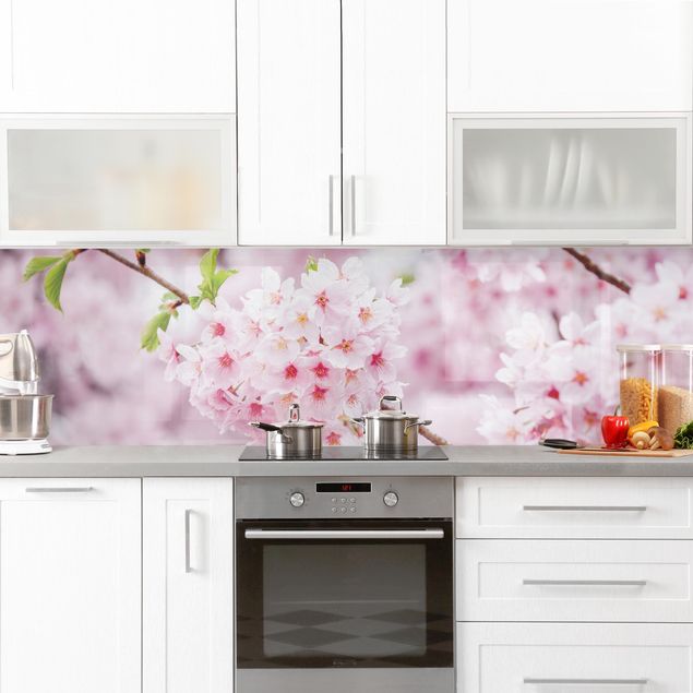 Küchenrückwände Architektur & Skyline Japanische Kirschblüten