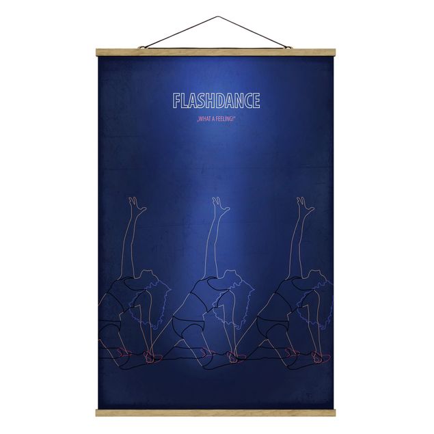 Wandbilder Sport Filmposter Flashdance