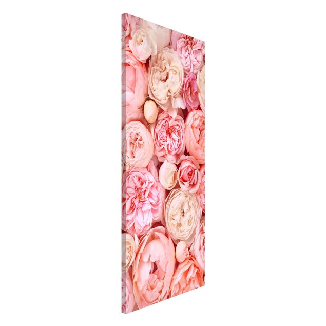 Wanddeko Küche Rosen Rosé Koralle Shabby